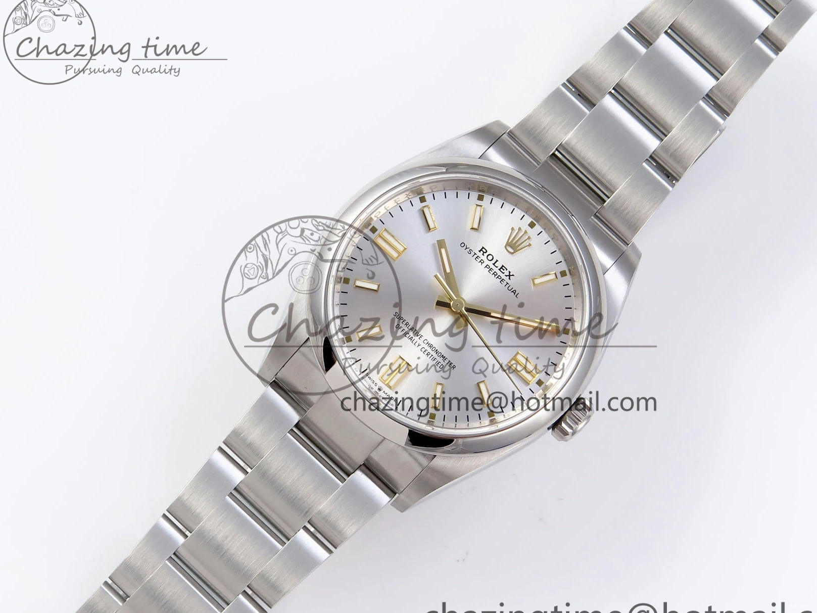 PERPETUAL BEST SILVER 904L DIAL 36MM 126000 EDITION VSF 1:1 OYSTER VS3235 STEEL 0108